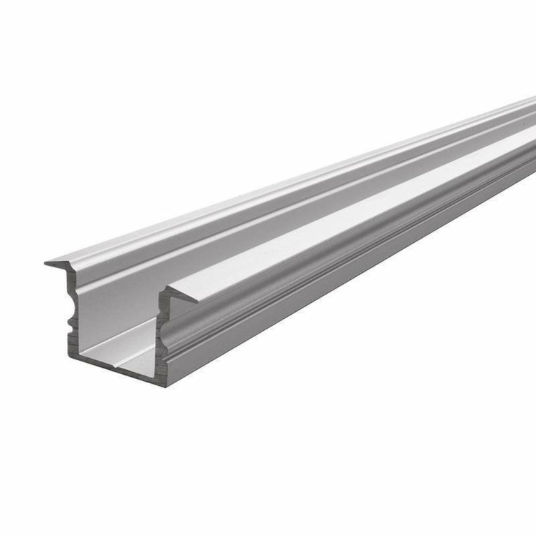 Deko-Light Profil, T-Profil hoch ET-02-12, 12 - 13,3 mm LED Stripes, Aluminium, Silber, Eloxiert, Tiefe: 3000 m