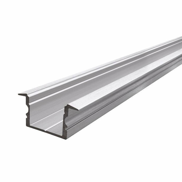 Deko-Light Profil, T-Profil hoch ET-02-15, 15 - 16,3 mm LED Stripes, Aluminium, Silber, Eloxiert, Tiefe: 3000 m