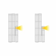 Profil, Fliesen-Profil EL-01-08, 8 - 9,3 mm LED Stripes, Aluminium, Silber, Eloxiert, Tiefe: 2500 mm