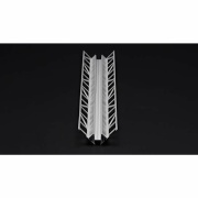 Profil, Fliesen-Profil Ecke innen EV-01-08, 8 - 9,3 mm LED Stripes, Aluminium, Silber, Eloxiert, Tie