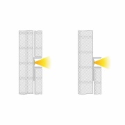 Profil, Fliesen-Profil EL-03-12, 12 - 13,3 mm LED Stripes, Aluminium, Weiß, Lackiert, Tiefe: 2500 mm