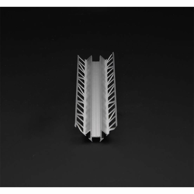 Deko-Light Profil, Fliesen-Profil Ecke innen EV-01-12, 12 - 13,3 mm LED Stripes, Aluminium, Silber, Eloxiert, T