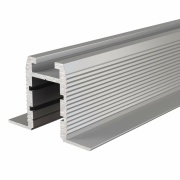 Profil, Trockenbau-Profil, Wand-Decke ET-03-10, 12mm LED Stripes, Aluminium, Silber, Eloxiert, Tiefe