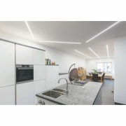 Profil, Trockenbau-Profil, Wand-Decke ET-03-10, 12mm LED Stripes, Aluminium, Silber, Eloxiert, Tiefe