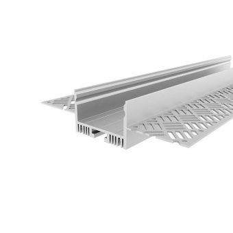 Deko-Light Profil, Trockenbau-Profil, Wand-Decke EU-01-36, bis 36 mm LED Stripe, Aluminium, Silber, Naturbelass