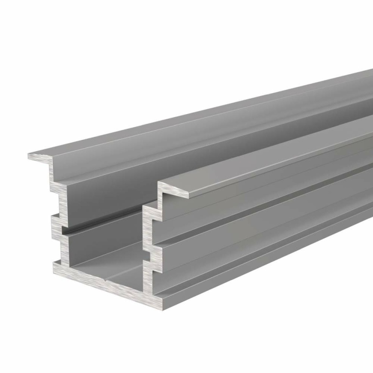 Deko-Light Profil, IP-Profil, T-hoch ET-05-15, 15 - 16,3 mm LED Stripes, Aluminium, Silber, Eloxiert, Tiefe: 20