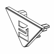 Profil Endkappe, Endkappe P-AV-01-10 Set 2 Stk, Kunststoff, Grau