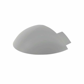 Deko-Light Profil Endkappe, Endkappe F-AM-01-10 Set 2 Stk, Kunststoff, Grau