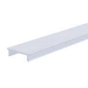 Deko-Light, Profil Abdeckung, Abdeckung P-01-12, Kunststoff, Satiniert 40% Transmission, Tiefe: 2000