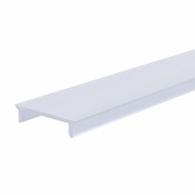 Deko-Light, Profil Abdeckung, Abdeckung P-01-15, Kunststoff, Satiniert 40% Transmission, Tiefe: 1000