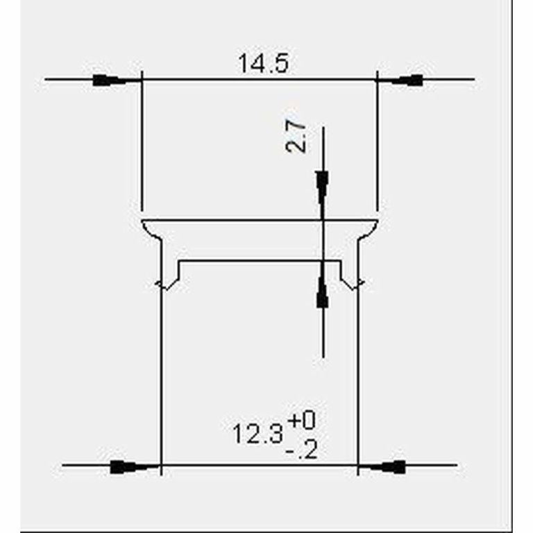 Deko-Light Deko-Light, Profil Abdeckung, Abdeckung P-02-10 begehbar, Polycarbonat, Weiß, Satiniert 40% Transmis