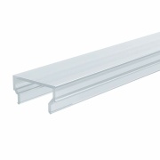 Deko-Light, Profil Abdeckung, Abdeckung H-01-12, Kunststoff, Teiltransparent 75% Transmission, Tiefe