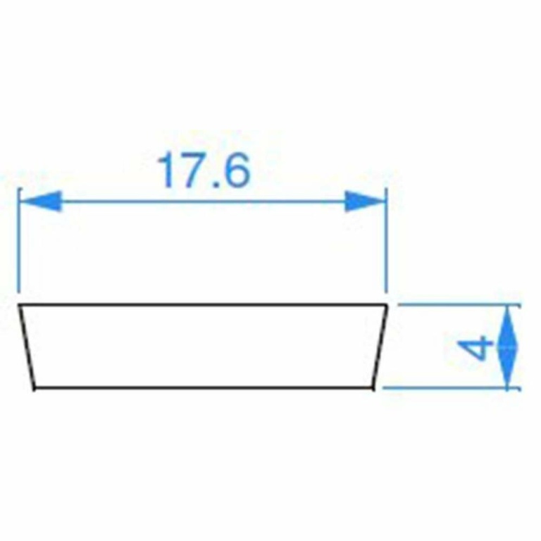 Deko-Light Deko-Light, Profil Abdeckung, Abdeckung I-01-12, Kunststoff, Satiniert 40% Transmission, Tiefe: 2000