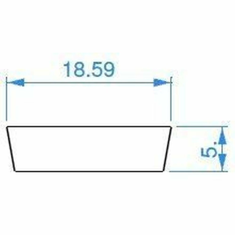 Deko-Light Deko-Light, Profil Abdeckung, Abdeckung I-02-12, Kunststoff, Satiniert 40% Transmission, Tiefe: 1000