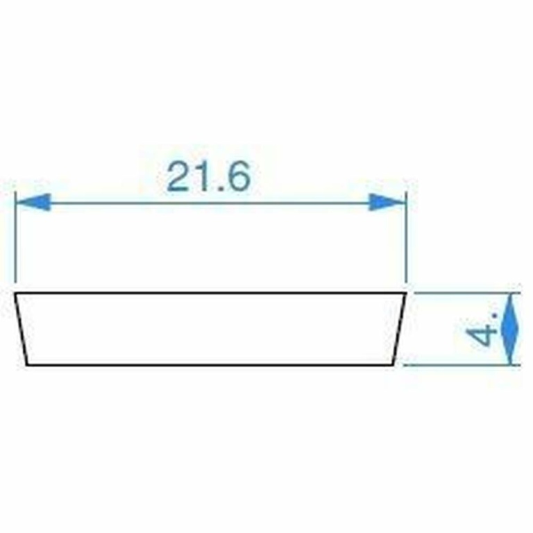 Deko-Light Deko-Light, Profil Abdeckung, Abdeckung I-03-15, Kunststoff, Satiniert 40% Transmission, Tiefe: 2000