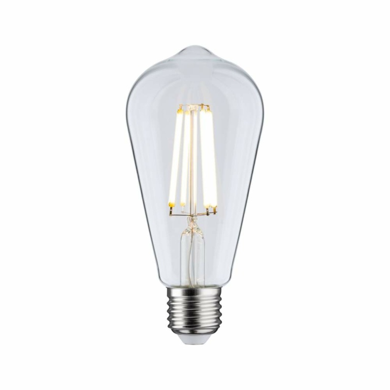 Paulmann Eco-Line Filament 230V LED Kolben ST64 E27   840lm 4W 3000K  Klar