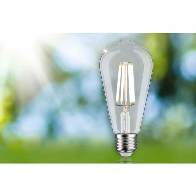 Paulmann Eco-Line Filament 230V LED Kolben ST64 E27   840lm 4W 4000K  Klar