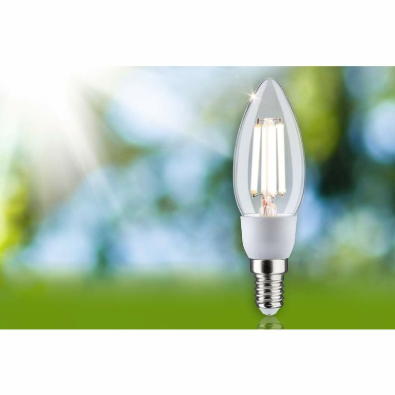 Paulmann Eco-Line Filament 230V LED Kerze E14   525lm 2,5W 3000K  Klar