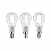 Eco-Line Filament 230V LED Tropfen E14 3er-Pack  100mm 3x525lm 3x2,5W 3000K  Klar