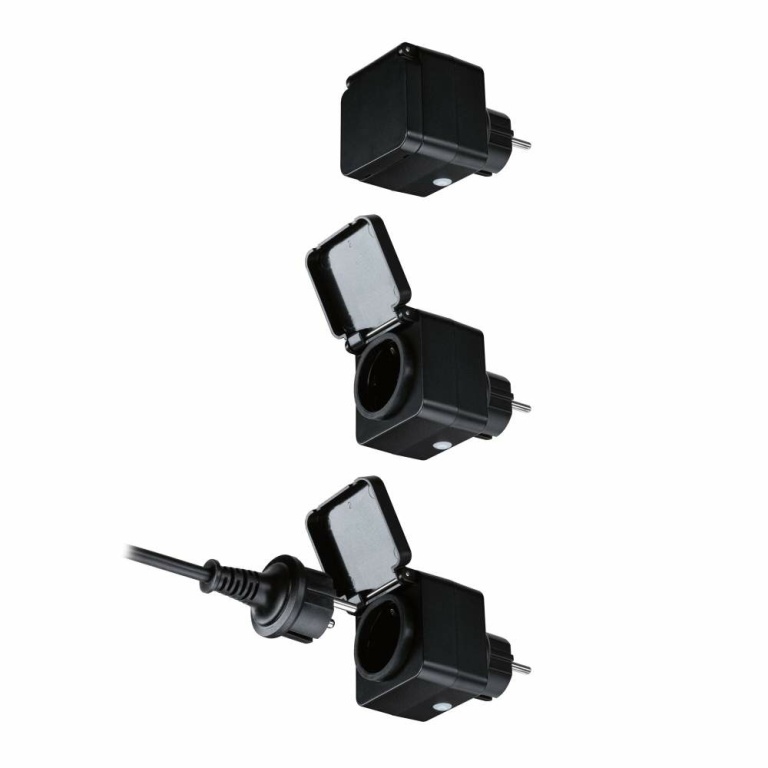 Paulmann Zwischenstecker Smart Plug Outdoor IP44 Schwarz