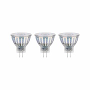 Standard 12V LED Reflektor GU4  3x345lm 3x4,2W 2700K  Silber