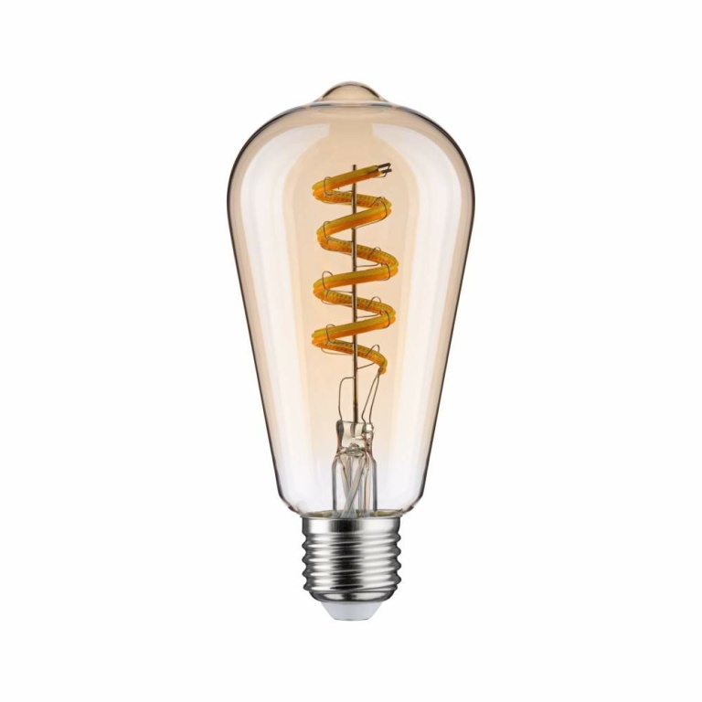 Paulmann Filament 230V Smart Home Zigbee 3.0 LED Kolben ST64 E27  600lm 7,5W Tunable White dimmbar Gold