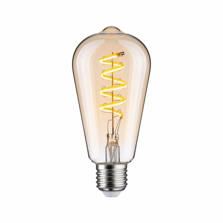 Paulmann Filament 230V Smart Home Zigbee 3.0 LED Kolben ST64 E27  600lm 7,5W Tunable White dimmbar Gold