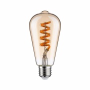 Filament 230V Smart Home Zigbee 3.0 LED Kolben ST64 E27  470lm 6,3W RGBW+ dimmbar Gold