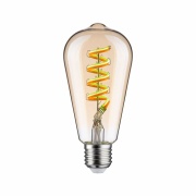 Filament 230V Smart Home Zigbee 3.0 LED Kolben ST64 E27  470lm 6,3W RGBW+ dimmbar Gold