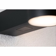 LED Außenwandleuchte Sienna Bewegungsmelder mit Hochfrequenz-Sensor seewasserresistent IP44  212mm 3000K 9 / 1x3W 500lm 230V  Anthrazit Aluminium