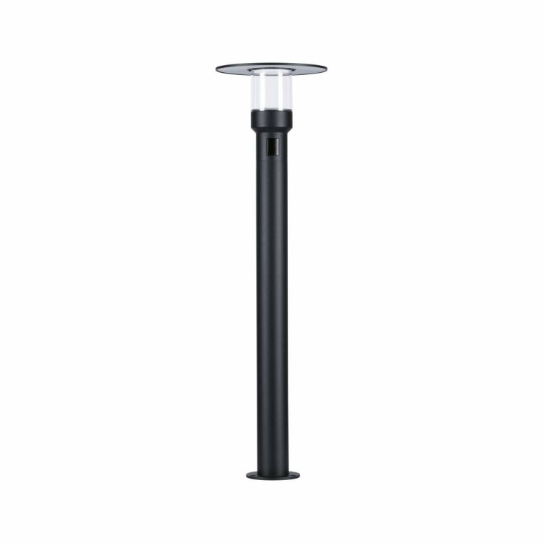 Paulmann LED Pollerleuchte Sienna Bewegungsmelder mit Hochfrequenz-Sensor seewasserresistent IP44  780mm 3000K 9W 400lm 230V  Anthrazit  Aluminium