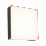 LED Außenwandleuchte Azalena Bewegungsmelder mit Hochfrequenz-Sensor  IP44  250x97mm 3000K 8,5W 700lm 230V  Anthrazit Kunststoff#Aluminium