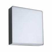 LED Außenwandleuchte Azalena Bewegungsmelder mit Hochfrequenz-Sensor  IP44  250x97mm 3000K 8,5W 700lm 230V  Anthrazit Kunststoff#Aluminium