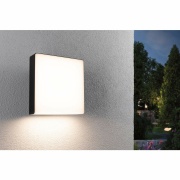 LED Außenwandleuchte Azalena Bewegungsmelder mit Hochfrequenz-Sensor  IP44  250x97mm 3000K 8,5W 700lm 230V  Anthrazit Kunststoff#Aluminium