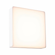 LED Außenwandleuchte Azalena Bewegungsmelder mit Hochfrequenz-Sensor  IP44  250x97mm 3000K 8,5W 700lm 230V  Weiß Kunststoff#Aluminium