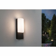 LED Außenwandleuchte Bonnie   IP44  93x77mm 3000K 8,5W 560lm 230V  Anthrazit Aluminium