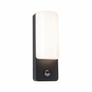 LED Außenwandleuchte Bonnie Bewegungsmelder  IP44  93x77mm 3000K 8,5W 560lm 230V  Anthrazit Aluminium