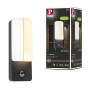 LED Außenwandleuchte Bonnie Bewegungsmelder insektenfreundlich und seewasserresistent IP44  93x77mm 2200 - 3000K 8,5W 560lm 230V  Anthrazit Aluminium