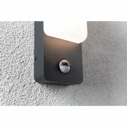 LED Außenwandleuchte Bonnie Bewegungsmelder insektenfreundlich und seewasserresistent IP44  93x77mm 2200 - 3000K 8,5W 560lm 230V  Anthrazit Aluminium