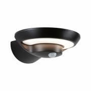 Solar LED Außenwandleuchte Bordola Bewegungsmelder  IP44  180x211mm 3000K 3,5W 220lm   Anthrazit Kunststoff