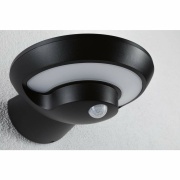 Solar LED Außenwandleuchte Bordola Bewegungsmelder  IP44  180x211mm 3000K 3,5W 220lm   Anthrazit Kunststoff