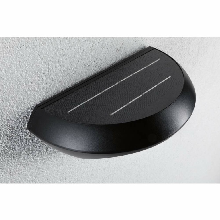 Paulmann Solar LED Außenwandleuchte Sorova Bewegungsmelder  IP44  230x125mm 3000K 3,5W 220lm   Anthrazit Kunststoff