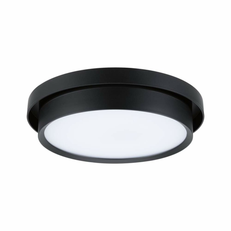 Paulmann LED Deckenleuchte 3-Step-Dim Malik    2700K 850lm 230V 13,5W dimmbar Schwarz matt