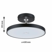 LED Deckenleuchte 3-Step-Dim Hildor 2700K 2100lm 230V 26,5W dimmbar Schwarz matt/Chrom