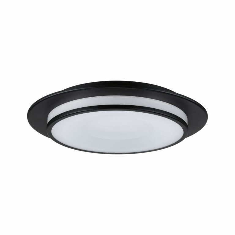 Paulmann LED Deckenleuchte 3-Step-Dim Egron    2700K 750lm 230V 16W dimmbar Schwarz matt