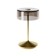 Akku-Glasleuchte Numotion 265 mm goldfarben 2,2W FlexMood 2200K/2700K IP54 171lm