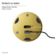 Akku-Tischleuchte Nudrop 290mm goldfarben 2,2W Flex-Mood 2200K/2700K IP54 168/197lm