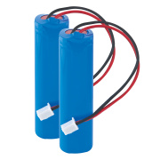 Nudrop Ersatz-Akku 2x 2200mAh inkl. Schutzschild, Stecker und Schrumpfschlauch