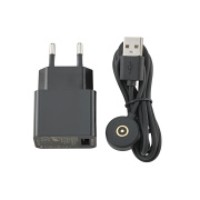 Nuindie Easy-Connect Pug Ladekabel inkl Netzteil Schwarz 1.200mm