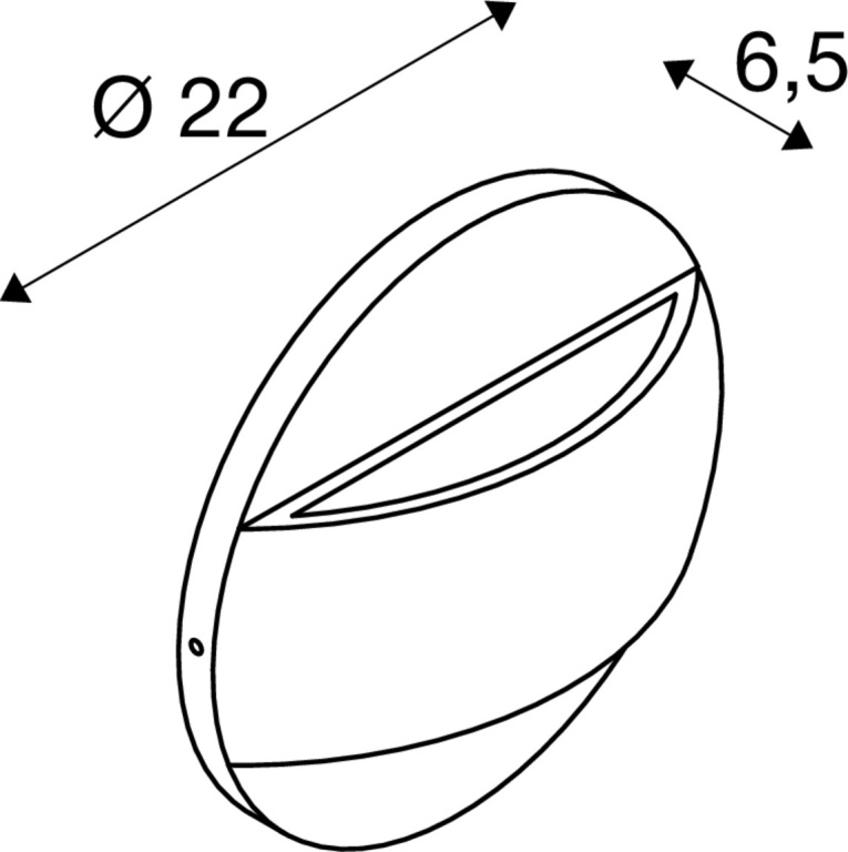 SLV LID II, Wandaufbauleuchte, 2700/3000K, 15W, PHASE, 100°, anthrazit